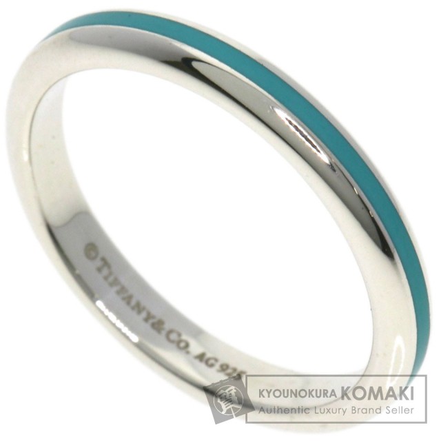 ティファニー ブルー エナメル ハート バンド リング 10号 Ln18fe Tiffany & Co. - ティファニー ブルー エナメル ハート バンド