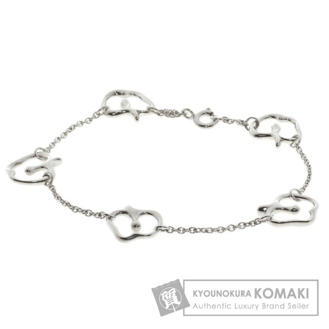 TIFFANY&Co. ティファニー 5P アップル ブレスレット シルバー レディース