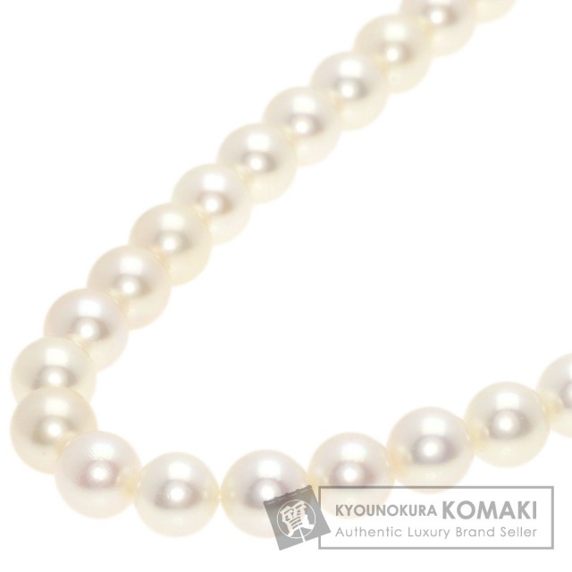 MIKIMOTO ミキモト アコヤパール 真珠 ロング ネックレス K14ホワイト 