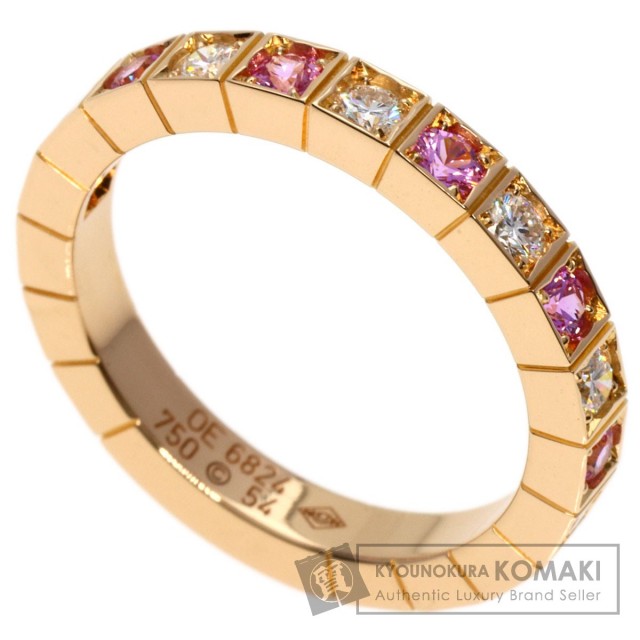 CARTIER カルティエ ラニエール ピンクサファイア ダイヤモンド #54  