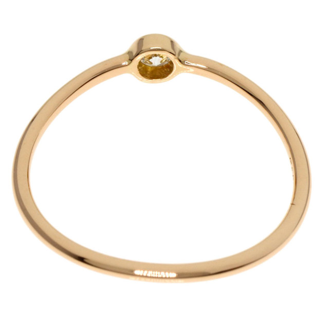 ティファニー K18 ウェーブ シングルロウ ダイヤモンド リング le7e goldplazajp_itf3u3l6o6bm