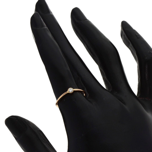 TIFFANY&Co. ティファニー ウェーブ シングルロウ ダイヤモンド リング