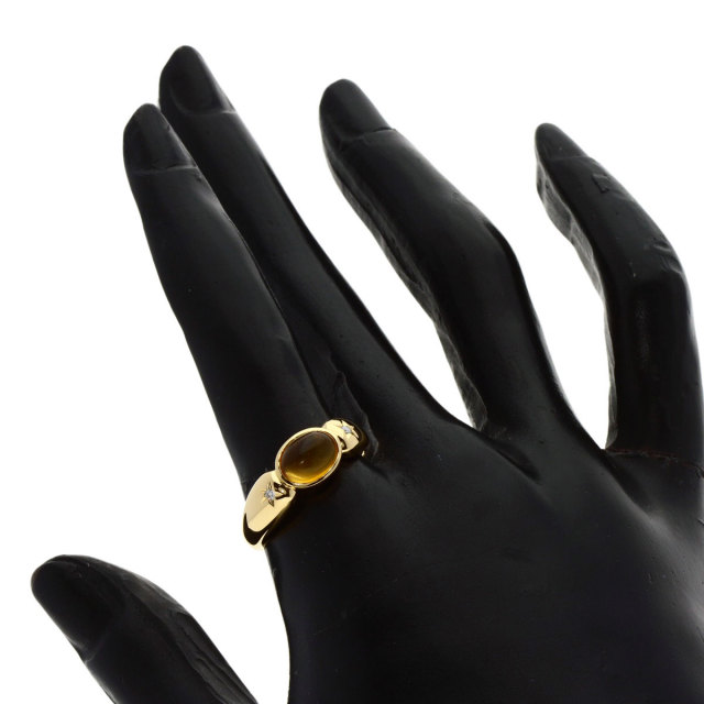 TASAKI タサキ シトリン ダイヤモンド リング・指輪 K18イエロー