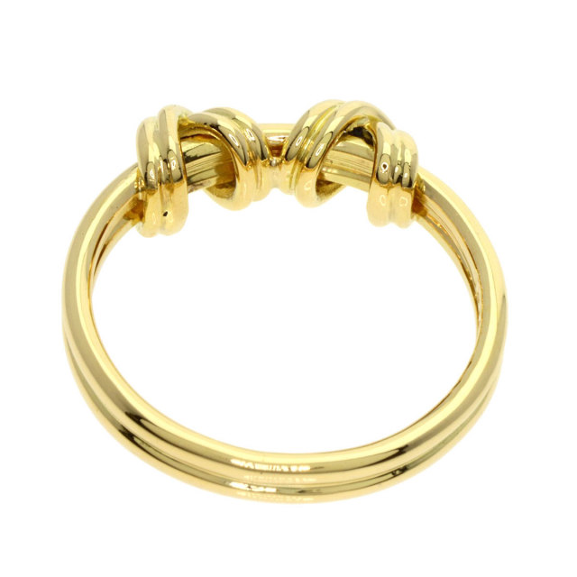 TIFFANY&Co. ティファニー ダブルシグネチャー リング・指輪 K18  