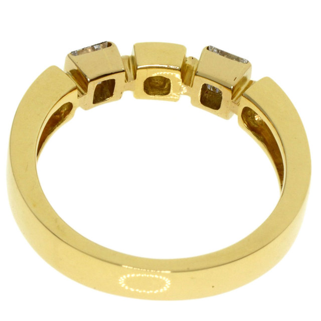 0.41ct ダイヤモンド リング・指輪 K18イエローゴールド 6.1g