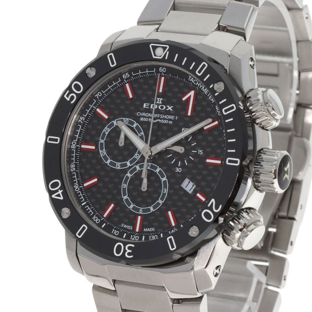 EDOX エドックス 10221 クロノオフショア1 腕時計 ステンレス