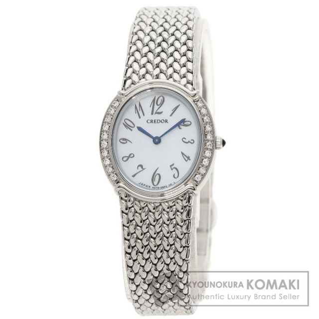 SEIKO セイコー GSWE929 5A70-0AT0 クレドール ベゼル ダイヤモンド