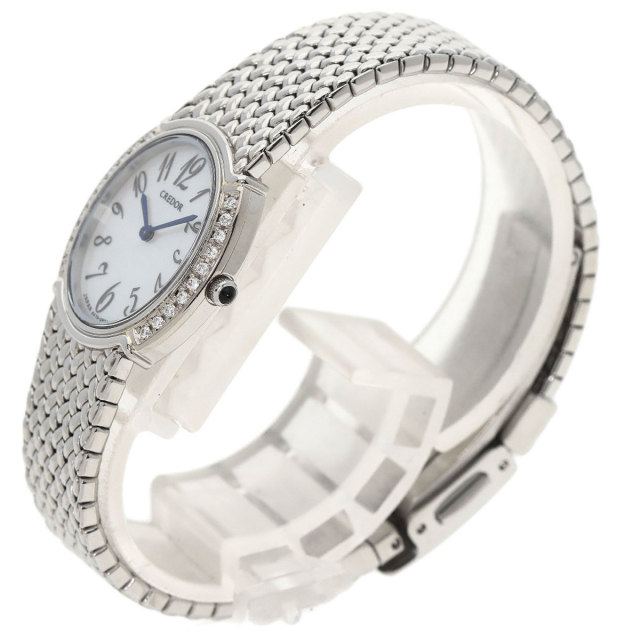 SEIKO セイコー GSWE929 5A70-0AT0 クレドール ベゼル ダイヤモンド