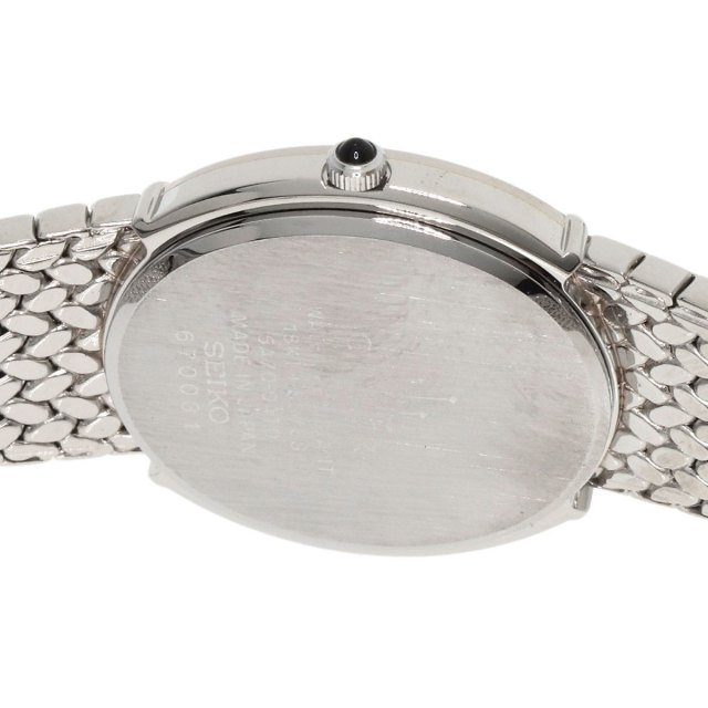 SEIKO セイコー GSWE929 5A70-0AT0 クレドール ベゼル ダイヤモンド