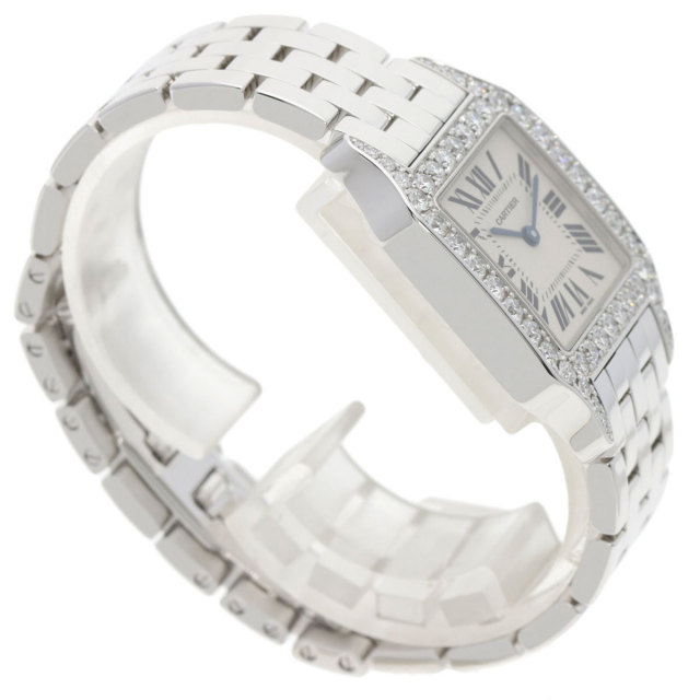 CARTIER カルティエ WF9004Y8 サントス ドゥモアゼル LM ベゼル
