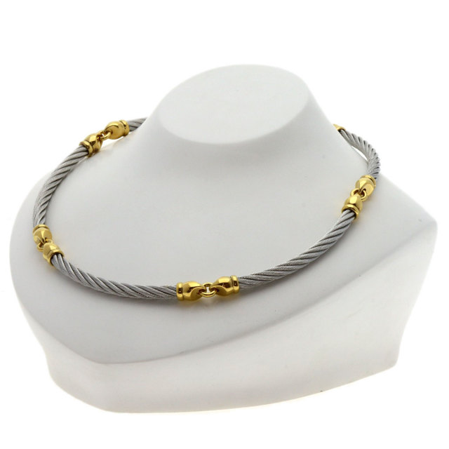 PHILIPPE CHARRIOL フィリップ・シャリオール コンビ ネックレス  