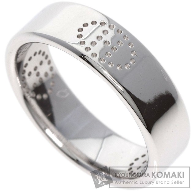 HERMES エルメス エクリプス リュバン #51 リング・指輪 K18ホワイト  