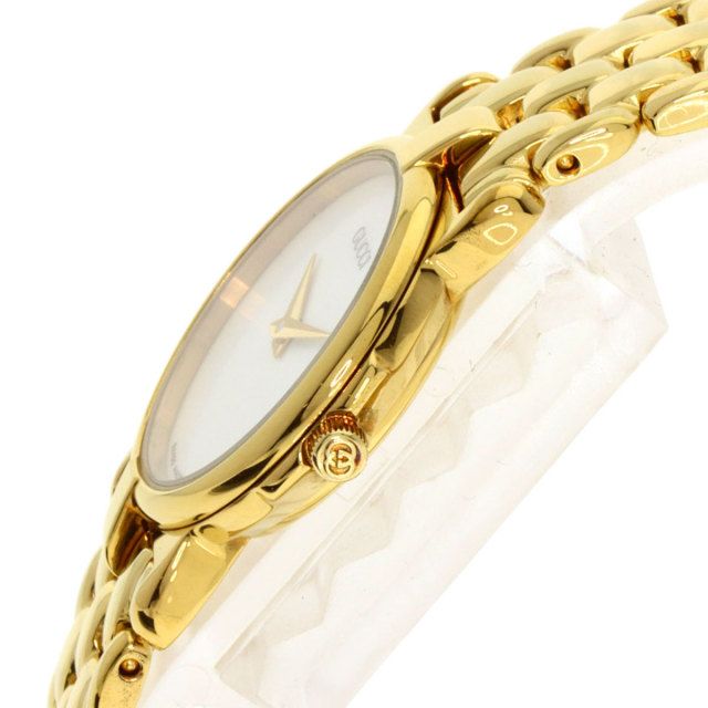 【希少・電池新品】GUCCI 3400L ゴールド ブラック ラウンド rwa36904208-1.jpg
