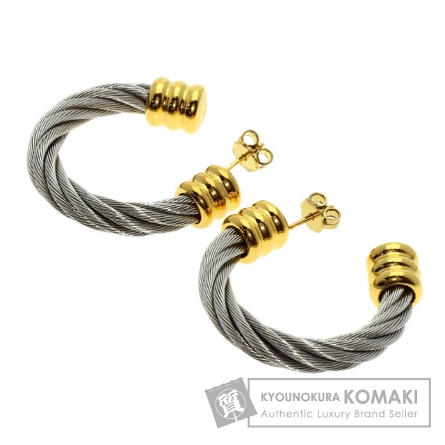PHILIPPE CHARRIOL フィリップ・シャリオール コンビ ピアス 