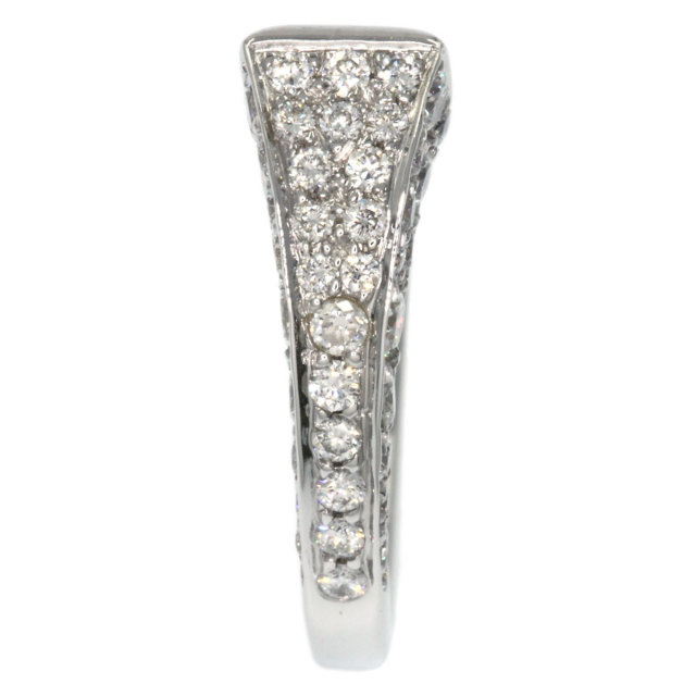 エルメス HERMES リング クルドフォルジュ パヴェ ダイヤモンド K18WG  