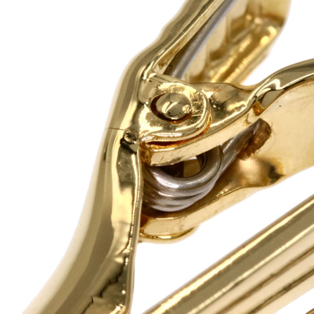 美品]K18YGイエローゴールド天然akoyaパールサッカータイピン留め具付き