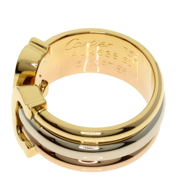 CARTIER カルティエ 2Cリング #51 リング・指輪 K18イエロー