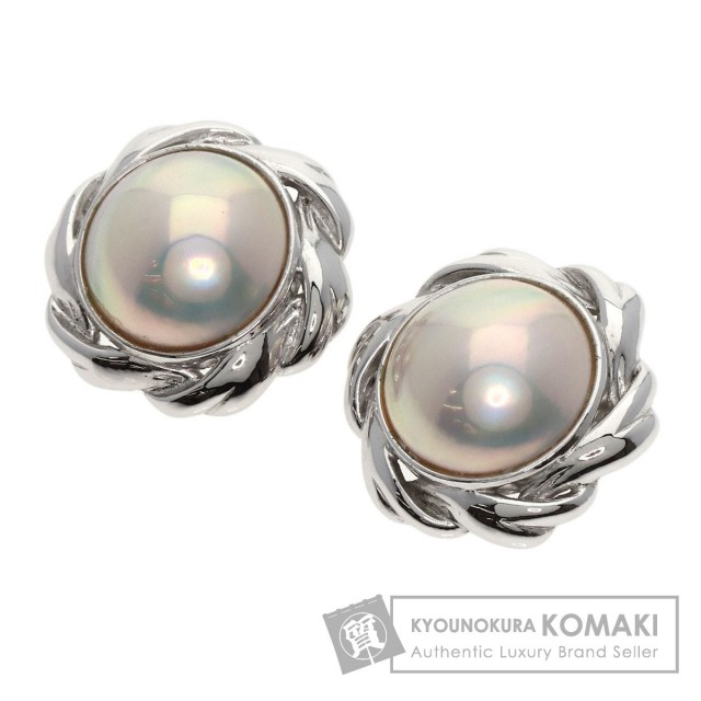 極美品　TASAKI　タサキ　イヤリング　シルバー　マベパール約13mm 極美品 TASAKI タサキ イヤリング シルバー マベパール約13mm
