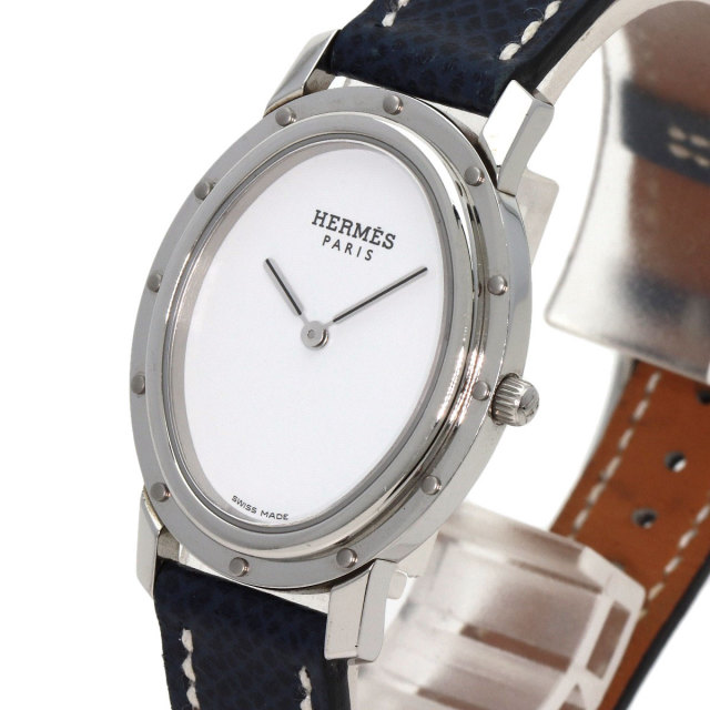 エルメス 腕時計 クリッパー オーバル