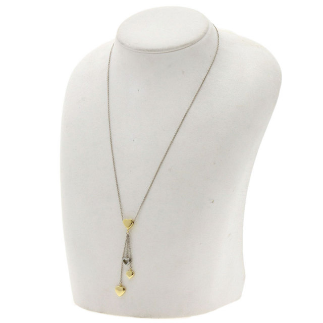 TIFFANY&Co. ティファニー マルチハート ドロップ ネックレス K18  