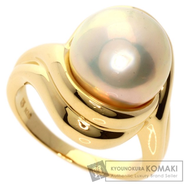 TASAKI タサキ マベパール 真珠 リング・指輪 K18イエローゴールド  