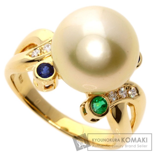 TASAKI タサキ 南洋パール 真珠 サファイア エメラルド ダイヤモンド  