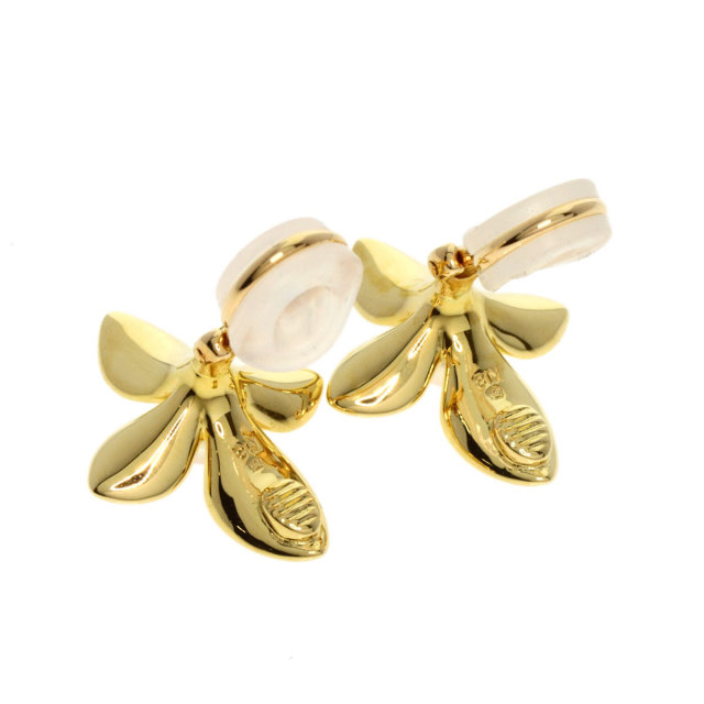 MIKIMOTO ミキモト フラワーモチーフ ベビーパール 真珠 イヤリング  