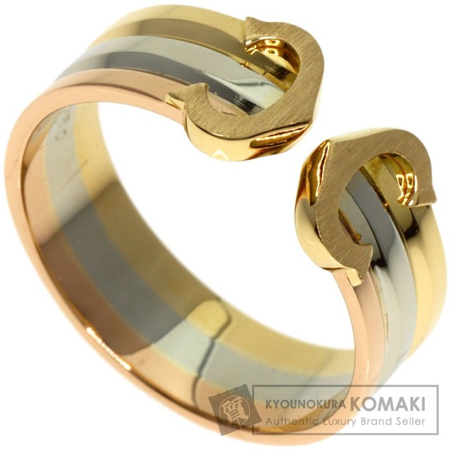 CARTIER カルティエ 2Cリング #52 リング・指輪 K18イエローゴールド  