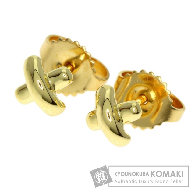 TIFFANY&Co. ティファニー クロスステッチ ピアス K18イエローゴールド  