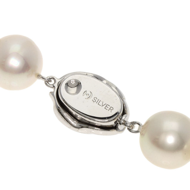 タサキ 南洋真珠 パール ネックレス 8.5-11.0mm SILVER