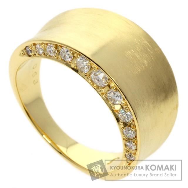 0.63ct ダイヤモンド リング・指輪 K18イエローゴールド 7.4g レディース 
