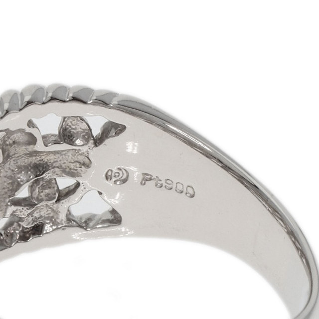 TASAKI PT900 クロスデザインリング D0.20CT TASAKI PT900 クロスデザインリング D0.20CT