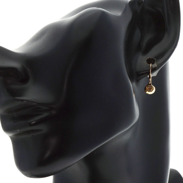 Kashikey カシケイ ドッツピアス ブラウン ダイヤモンド ピアス K18 
