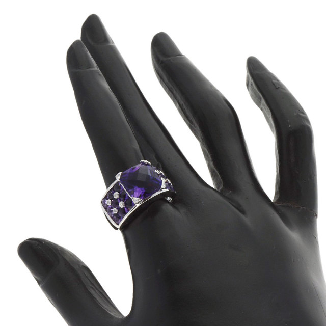 Ponte Vecchio ポンテヴェキオ アメジスト ダイヤモンド リング・指輪  