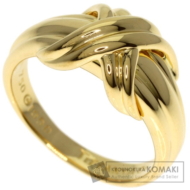 TIFFANY&Co. ティファニー シグネチャー リング・指輪 K18イエロー  
