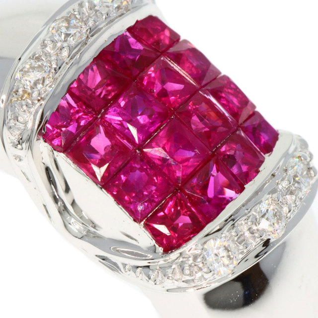 レ エッセンシャル ミステリーセッティング ルビー ダイヤモンド  