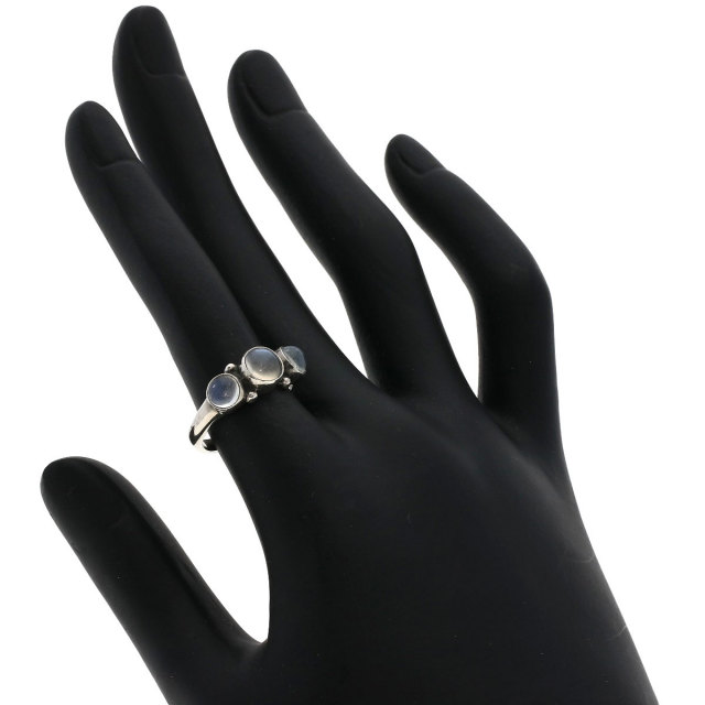 Georg Jensen ジョージジェンセン ムーンストーン 3 リング・指輪