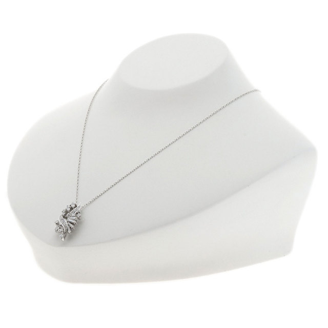 MIKIMOTO ミキモト ダイヤモンド ネックレス K18ホワイトゴールド  