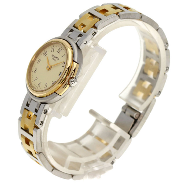 HERMES エルメス ウィンザー 腕時計 ステンレススチール/コンビ  