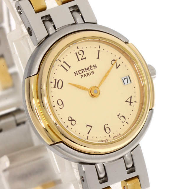 HERMES エルメス ウィンザー 腕時計 ステンレススチール/コンビ  