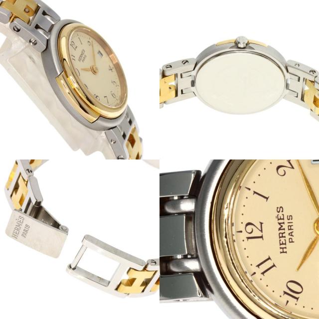 HERMES エルメス ウィンザー 腕時計 ステンレススチール/コンビ  