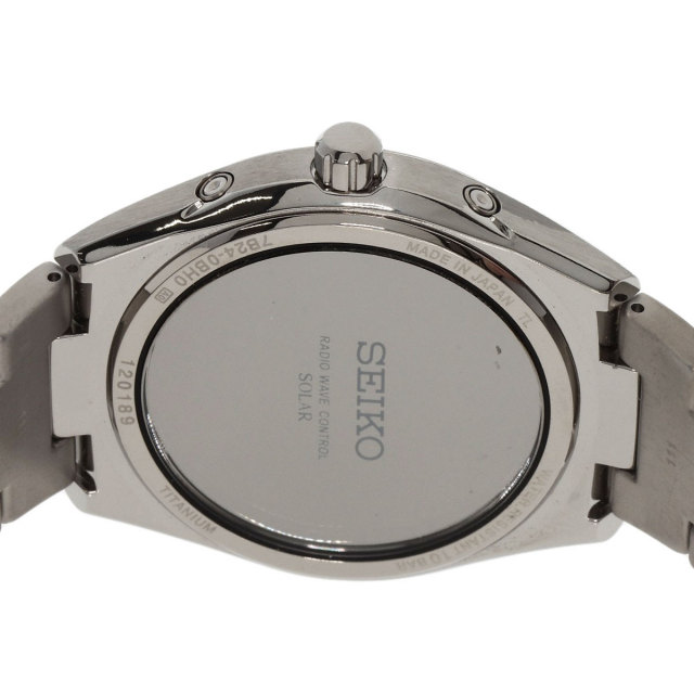 セイコー SAGZ079 7B24-0BH0 ブライツ 腕時計電波ソーラーチタン SEIKO】セイコー『ブライツ』SAGZ079 7B24-0BH0 0N****番 メンズ