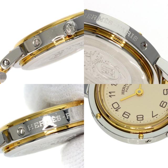 HERMES エルメス クリッパー 旧タイプ 腕時計 ステンレススチール