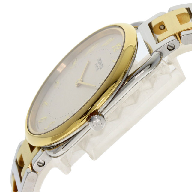 HERMES エルメス アルソー 腕時計 ステンレススチール/SSxGP メンズ