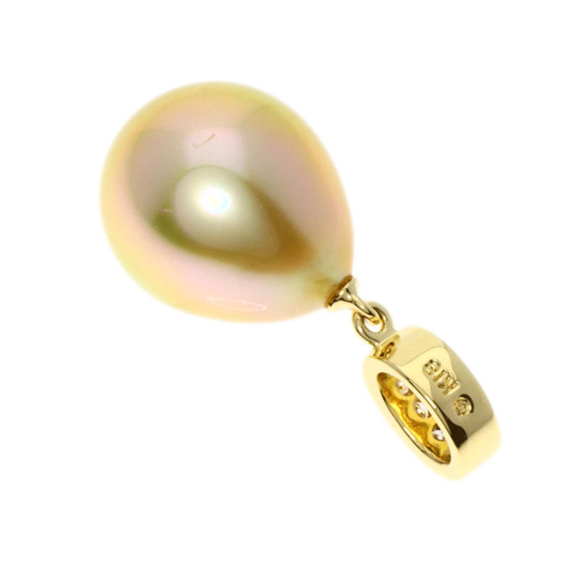 MIKIMOTO ミキモト 南洋パール 真珠 ダイヤモンド ペンダント