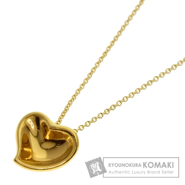 TIFFANY&Co. ティファニー フルハート ネックレス K18イエローゴールド 