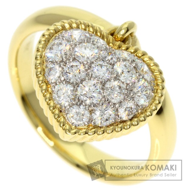 Gimel ギメル ハート 蜂 ダイヤモンド リング・指輪 K18イエロー 