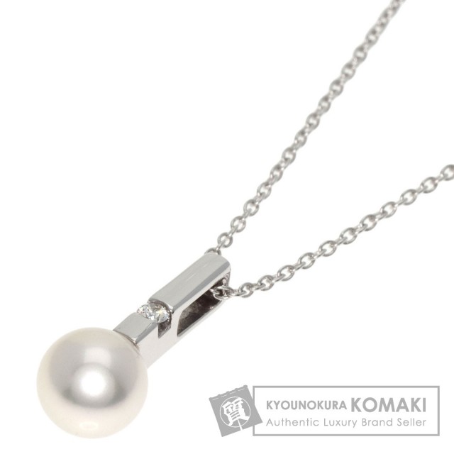 TASAKI アコヤ真珠 ダイヤモンドネックレス K18