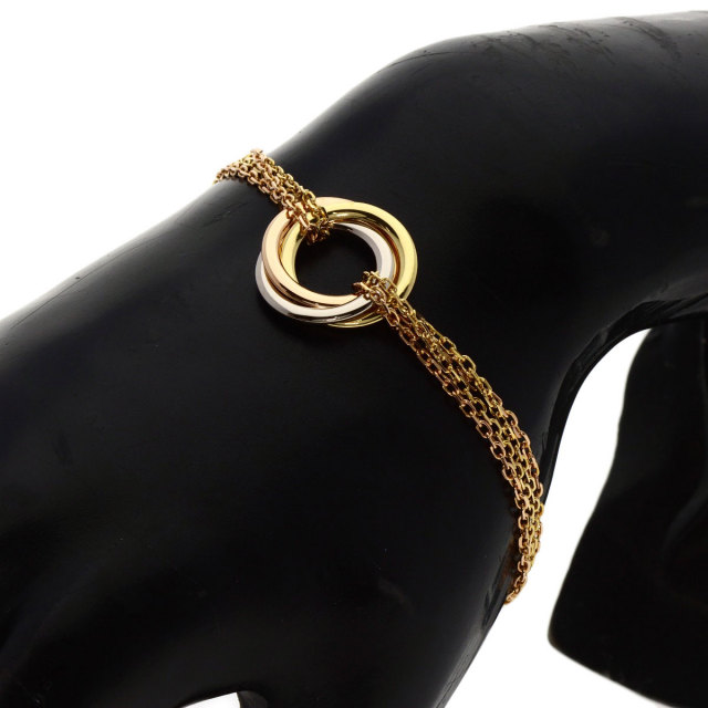 CARTIER カルティエ トリニティ トリプルサークル 4連 チェーン  