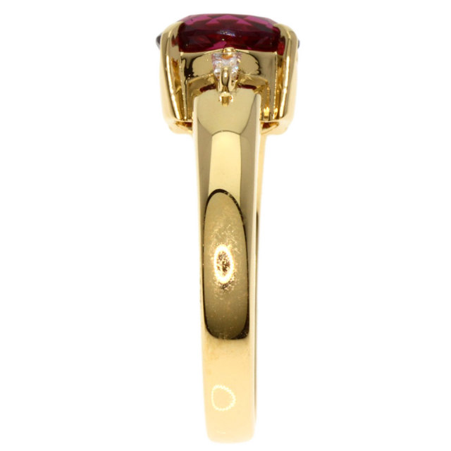 TASAKI タサキ ガーネット ダイヤモンド リング・指輪 K18イエロー  